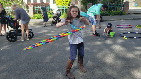 Mary Hula Hooping